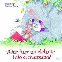 ¿Qué hace un elefante bajo el manzano?