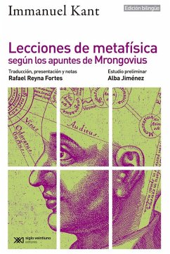 Cover Lecciones de metafísica según los apuntes de Mrongovius