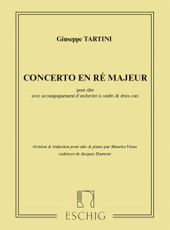Cover CONCERTO D-DUR FUER VIOLA UND KLAVIER