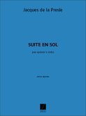 Suite en sol pour 2 violons, alto et violoncelle parties