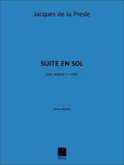 Suite en sol pour 2 violons, alto et violoncelle parties