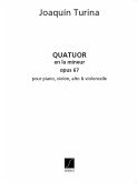 Quatuor la mineur op.67 pour trio ŕ cordes et piano parties