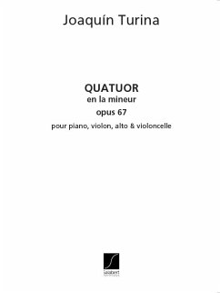 Quatuor la mineur op.67 pour trio ŕ cordes et piano parties