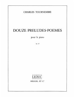 Cover 12 préludes-počmes op.58 pour piano