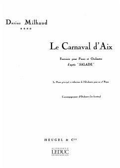 Le carnaval d'aix fantaisie pour piano et orchestre piano reduction