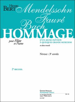 Cover HOMMAGE D'UN JEUNE FLUTISTE A QUELQUES GRANDS MUSICIENS VOL.2 PIECES POUR FLUTE ET PIANO