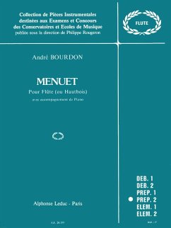 Cover Menuet pour flűte (hautbois) et piano