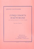 5 chants d'Auvergne pour soprano, flute, hautbois, clarinette, cor, basson et harpe partition et parties 5 chants d'Auvergne pour soprano, flute, hautbois, clarinette, cor, basson et harpe partition et parties