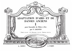 Cover Adaption d'airs et de danses anciens 1 Ensemble de flűte ŕ bec