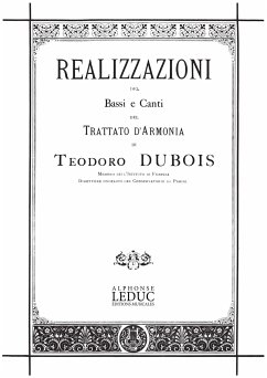 Cover DUBOIS TH. REALISATIONS DES BASSES ET CHANTS DU TRAITE D'HARMONIE/VERSION ITALIENNE
