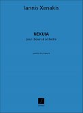 Xenakis Nekuia Choeur Et Orchestre Partie Choeur Coro