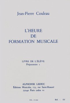 Cover L'Heure de formation musicale livre de l'élčve (préparatoire 1)