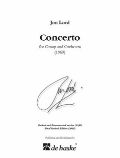 Jon Lord Concerto for Group and Orchestra Orchestra Partitur