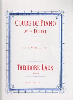 Cover LACK COURS DE PIANO DE MLLE DIDI ETUDES VOLUME 2 PIANO