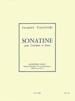 Cover Sonatine pour trombone et piano