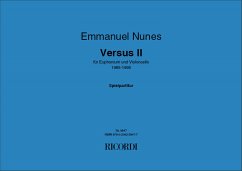 Cover Versus Nr.2 für Euphonium und Violoncello 2 Spielpartituren