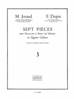 Cover 7 Pičces vol.3 pour percussion (piano ad lib) parties