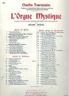 Cover L'orgue mystique vol.13 Paques