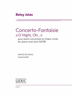 Cover Concerto-Fantaisie 'O Night, Oh...' pour piano et choeur (sans orchestre) piano