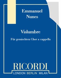 Cover Vislumbre für gem Chor a cappella Partitur (port)