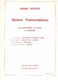 Menuet vif et gigue für Oboe (Flöte) und Gitarre 4 transcriptions Nr.2