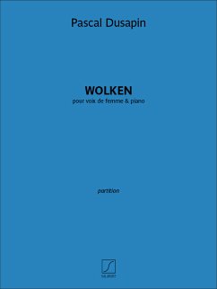 Cover P. Dusapin, Wolken Female Voice and Piano Buch