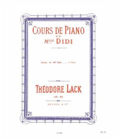 Cover LACK COURS DE PIANO DE MLLE DIDI ETUDES VOLUME 1 PIANO