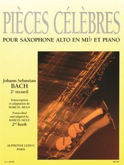 Cover Pičces célčbres vol.2 pour saxophone alto mib et piano