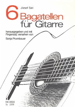 Cover 6 Bagatellen für Gitarre mit Fingersatz