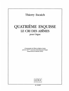 Cover Esquisse no.4 le cri des abimes pour orgue