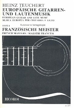Cover Europäische Gitarren- und Lautenmusik Band 4 Französische Meister