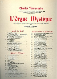 Cover L'orgue mystique vol.31 dominica VI post pentecosten cycle apres la pentecote