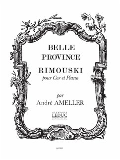 Cover AMELLER BELLE PROVINCE:RIMOUSKI COR ET PIANO