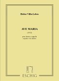 Ave Maria pour choeur mixte a cappella partition