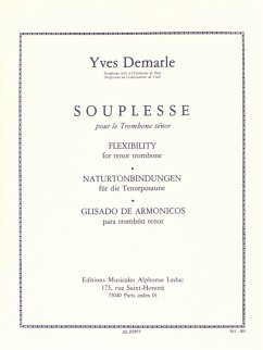 Cover SOUPLESSE POUR LE TROMBONE TENOR NATURTONBINDUNGEN FUER DIE TENORPOSAUNE