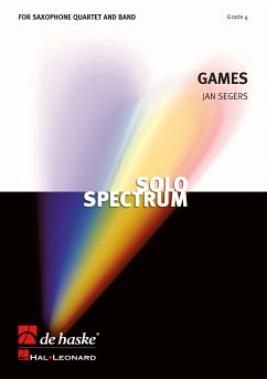 Jan Segers Games 4 Saxophones and Concert Band/Harmonie/Fanfare Partitur + Stimmen