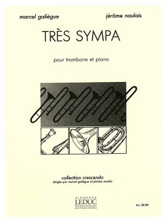 Cover GALIEGUE/NAULAIS TRES SYMPA TROMBONE ET PIANO (COLLECTION CRESCENDO)