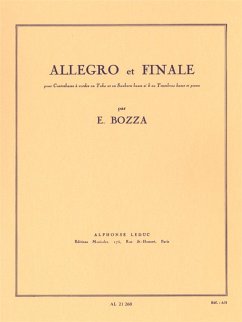 Cover Allegro et Finale pour contrebasse (tuba/trombone basse/saxhorn) et piano