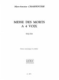 Messe des morts en re mineur pour solistes, choeur mixte et orchestre partition