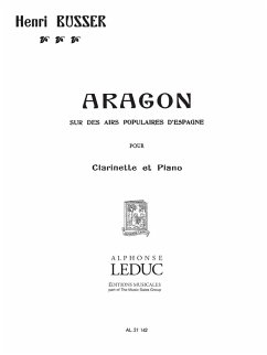 Cover ARAGON SUR DES AIRS POPULAIRES D'ESPAGNE POUR CLARINETTE ET PIANO