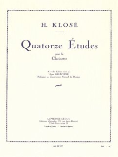 Cover 14 etudes pour clarinette