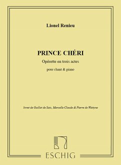 Cover Renieu Prince Cheri Cht-Piano Vocal and Piano
