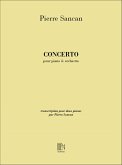 P. Sancan Concerto Pour Piano Et Orchestre Reduction Pour Piano 4 hands