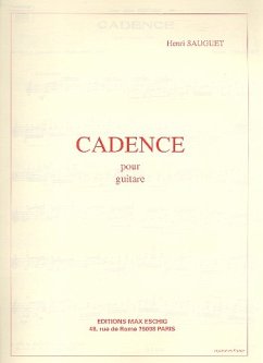 Cadence pour guitare Cover Cadence pour guitare