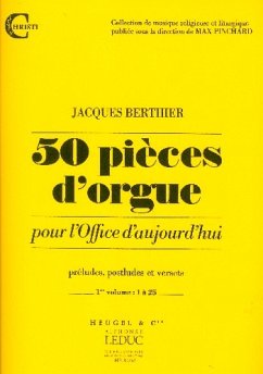 Cover 50 Pičces d'Orgue vol.1 (nos.1-25) pour l'office d'aujourd'hui