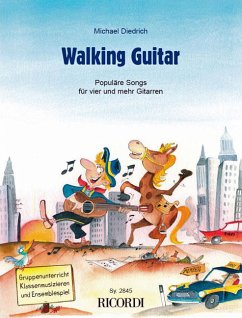 Cover Walking Guitar Populäre Songs für 4 und mehr Gitarren