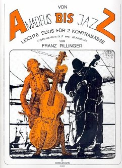 Cover Von Amadeus bis Jazz leichte Duos für 2 Kontrabässe Spielpartitur