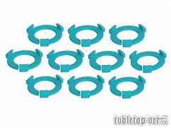 Cover Squad Marker - 25mm Turquoise (10)