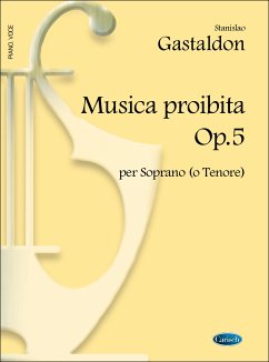 Cover MUSICA PROIBITA OP.5 PER SOPRANO (TENORE) E PIANOFORTE FLICK-FLOCK, TEXT