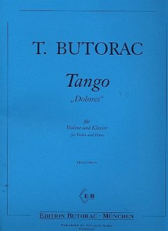 Tango Dolores für Violine und Klavier Cover Tango Dolores für Violine und Klavier